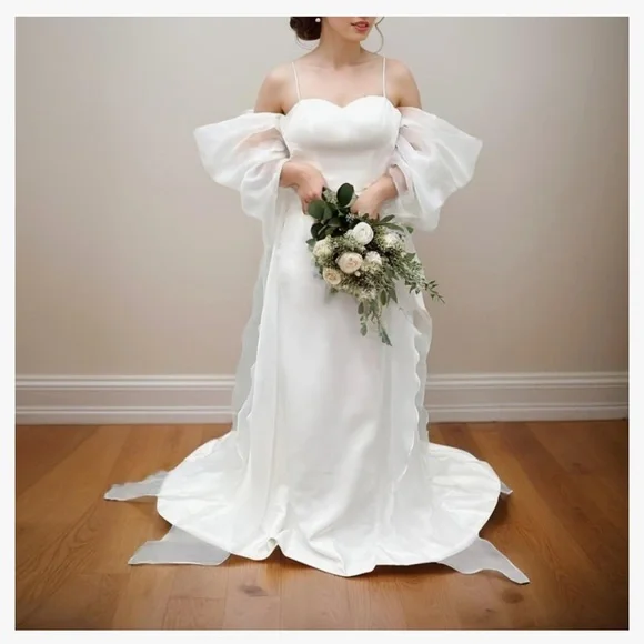 Elegant White Sheer Sleeves

Sheer Organza Bridal Sleeves - Picture 3 of 5